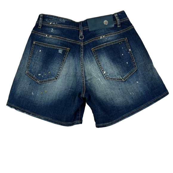 High Everyday Couture Shorts Womens 6 Distressed Interfashion Spa Rimini Italy - Picture 2 of 13